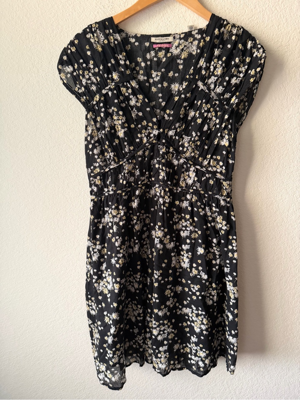 Scotch & Soda Amsterdam Park In Bloom Floral Mini Dress Size 38 US Size S